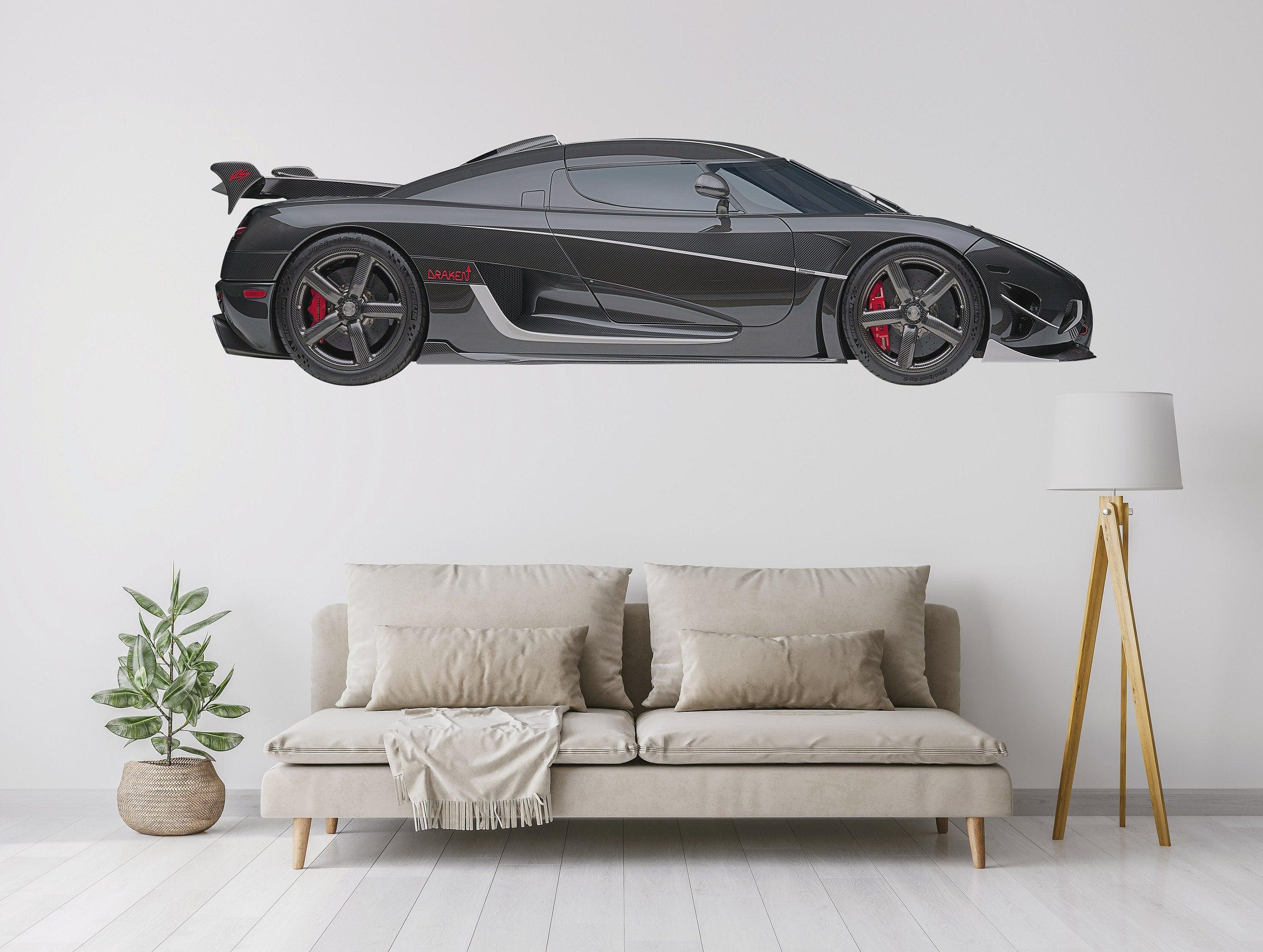 2020 KOENIGSEGG REGERA Wall Decal Sticker, Easy to Peel-N-Stick