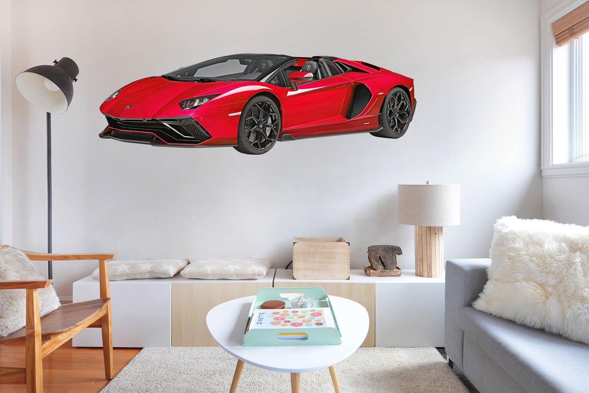 2022 Lamborghini Aventador LP780 Wall Decal Sticker, Multi Colour options