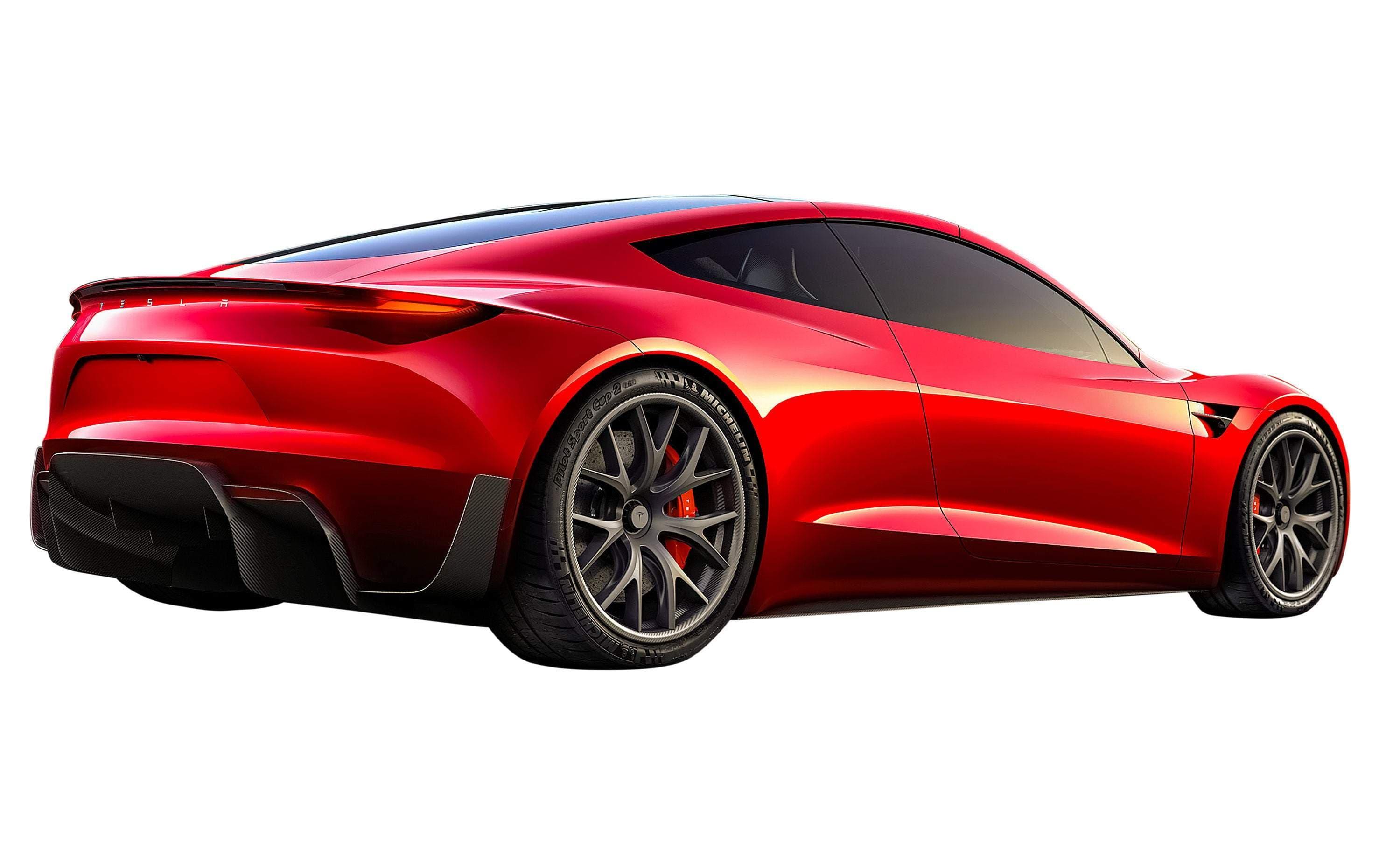 2022 Tesla Roadster wall Decal, PEEL-N-STICK, REMOVABLE