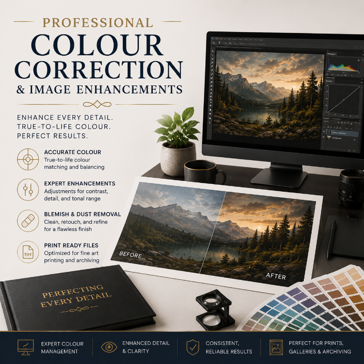 Professional Colour Correction and Image enhancements