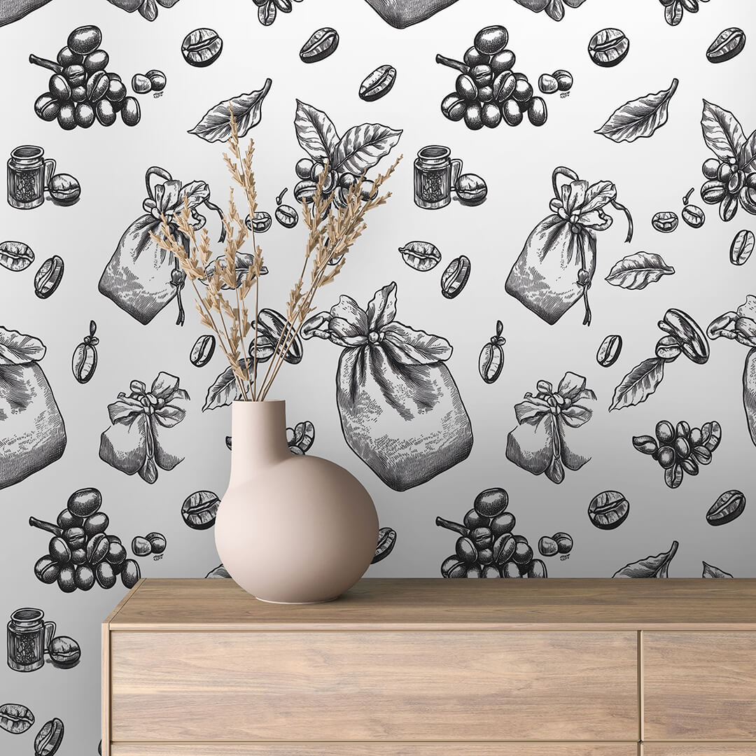 Artisan Bakery Bread and Cheese Wallpaper mockup