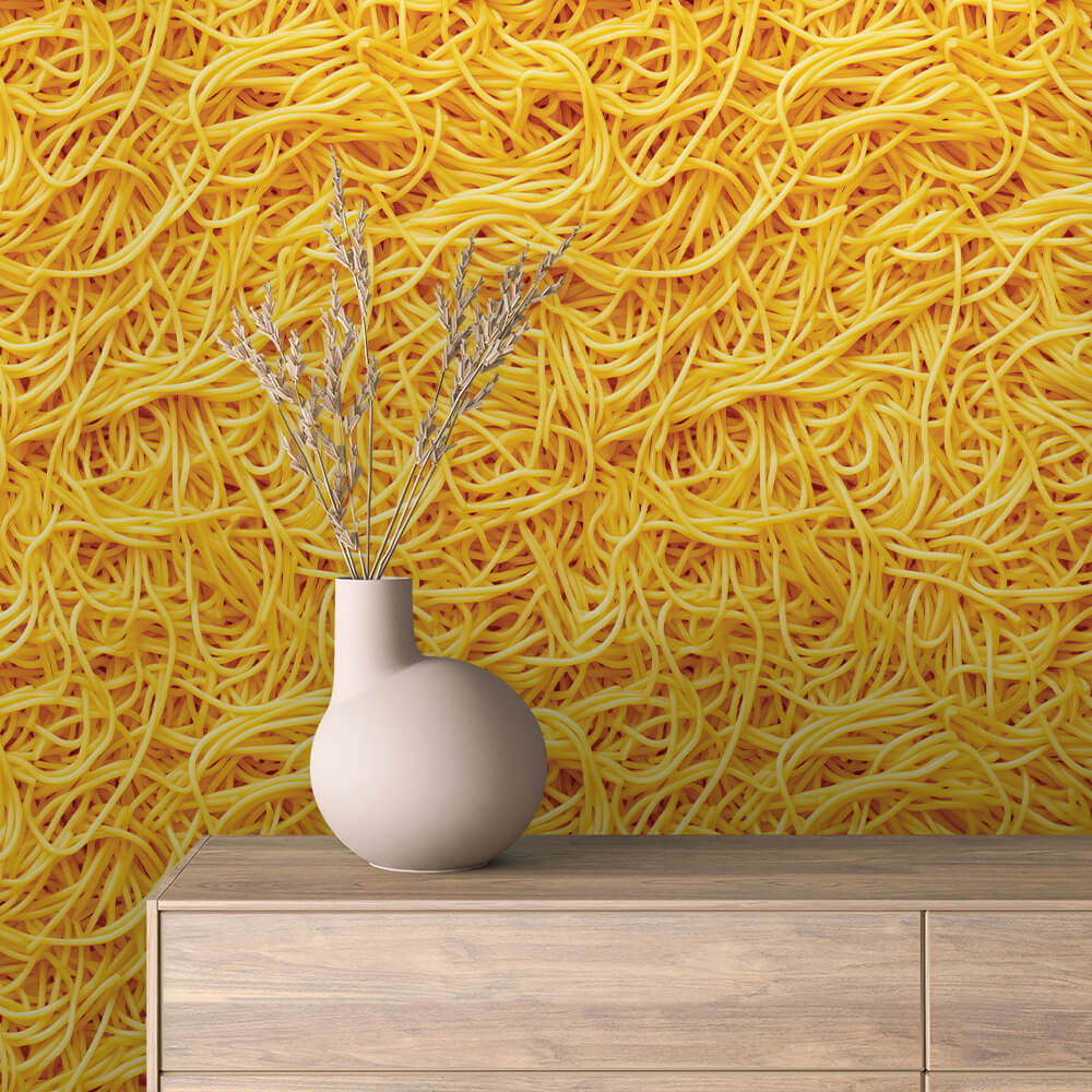 Tangled Noodle Texture Wallpaper mockup