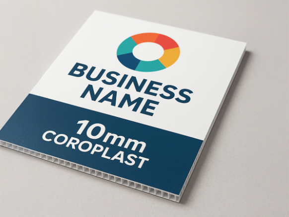 10mm Coroplast Sign Custom Full Color CMYK