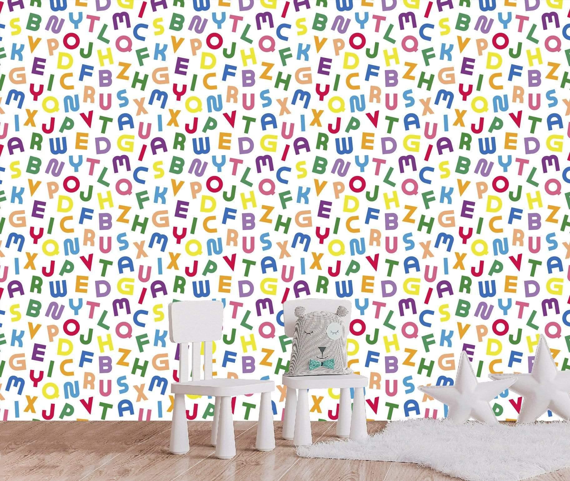 Alphabet wallpaper Seamless 28" Rolls