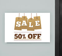 Custom Display Boards 24pt or 40pt SemiGloss C2S