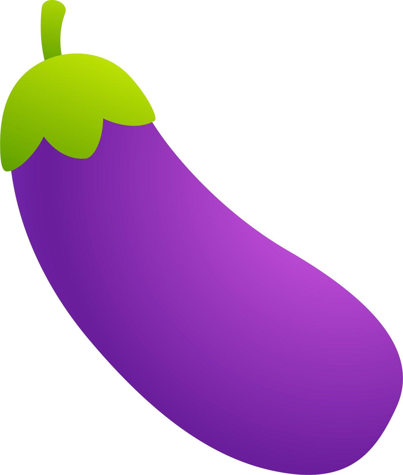 Egg plant Emoji Decal, Removable Sticker Wall Decal