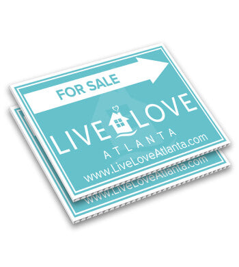 SinaLite 4mm Coroplast Yard Signs Custom Full Color CMYK