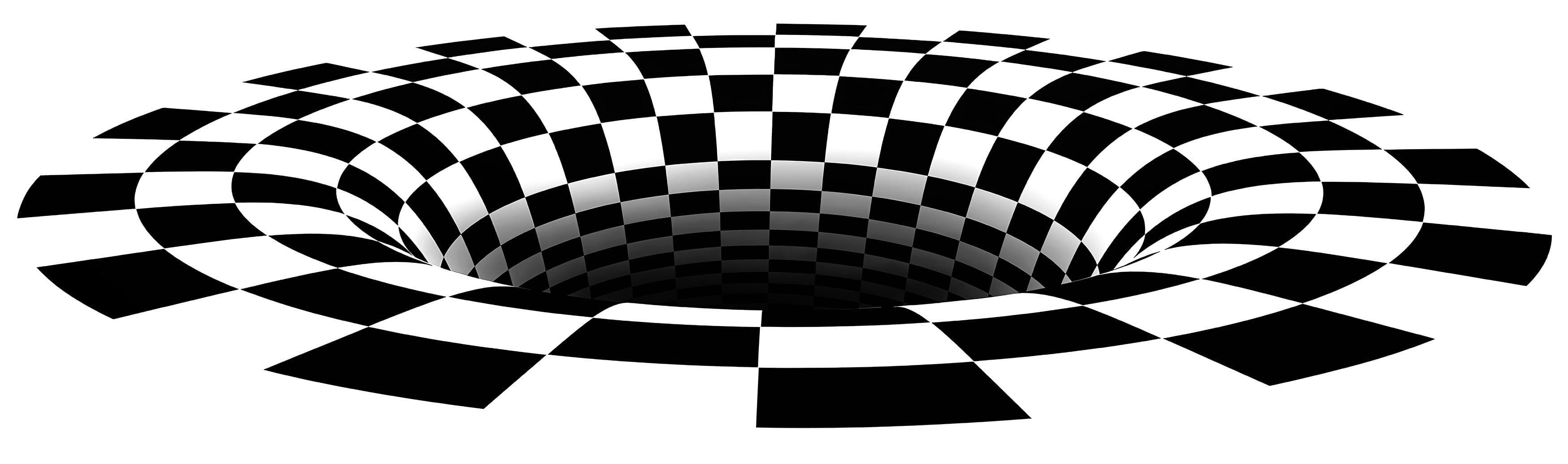 Peel-N-Stick 3D hole in floor sticker