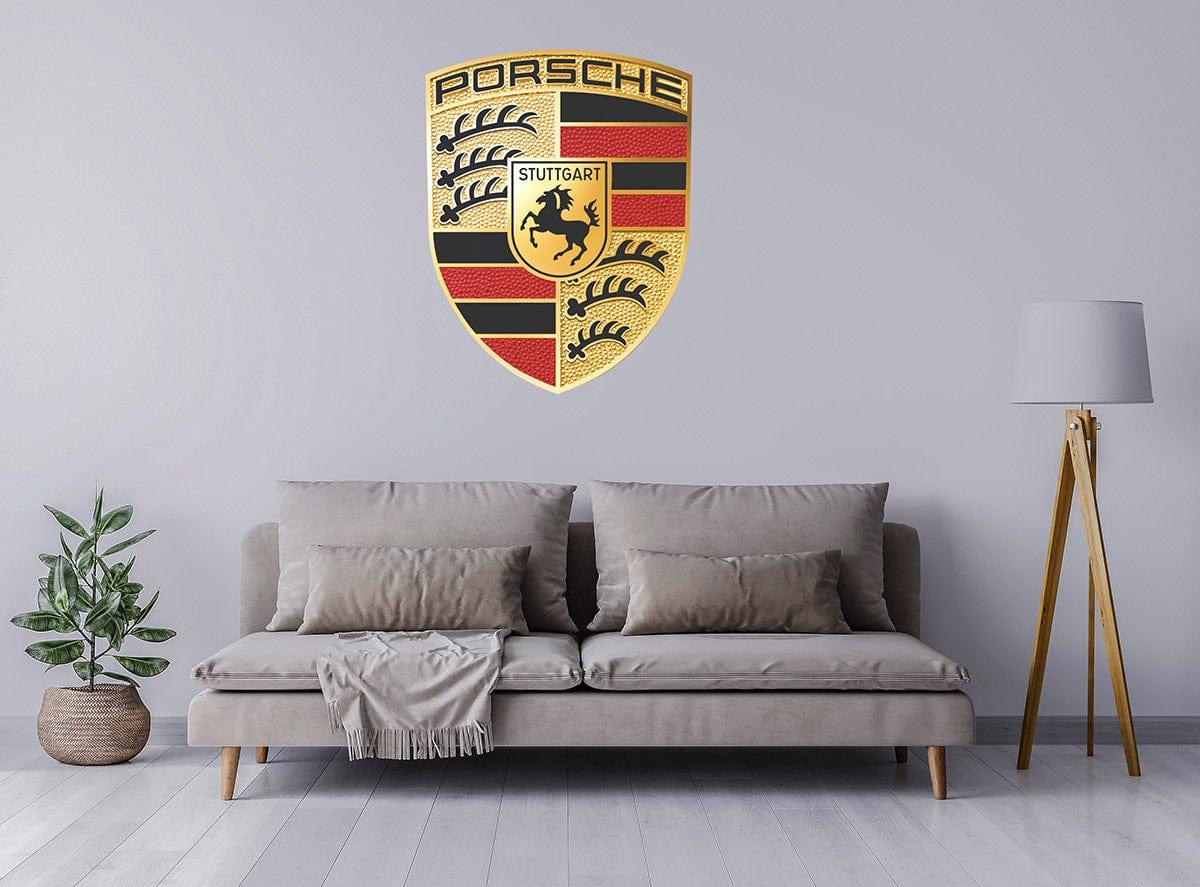 CoolWalls.ca sticker Porsche Sticker, Peel-N-Stick, Wall Decal, Zero Wall Damage Removal
