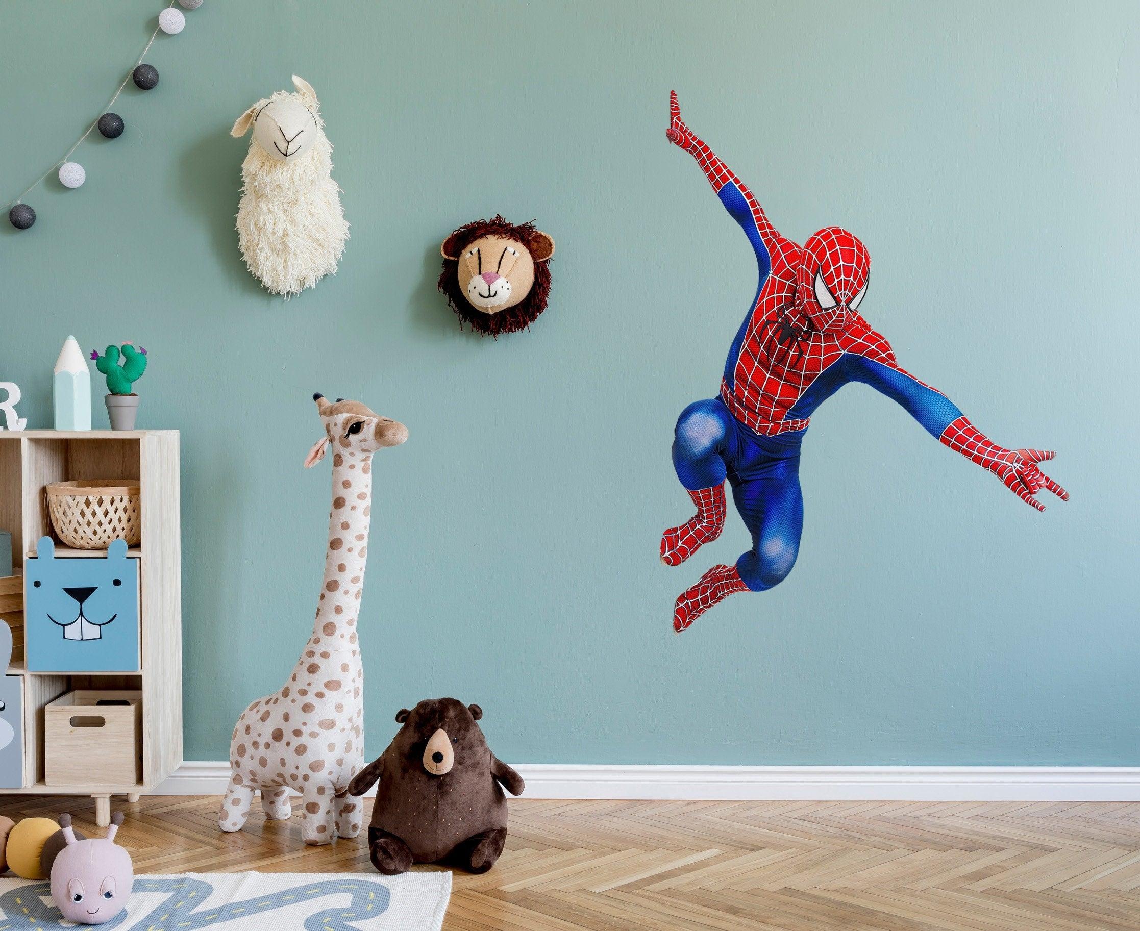 Spiderman Decal Arm Out is great for a kids room No Wall Damage and Removable Anytime