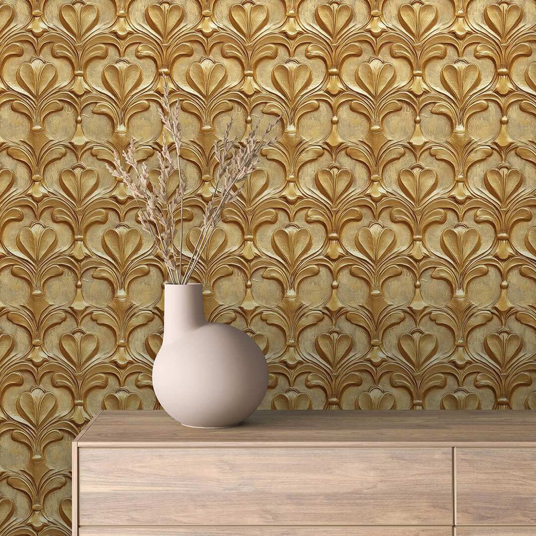 Wallpaper Rolls: Golden