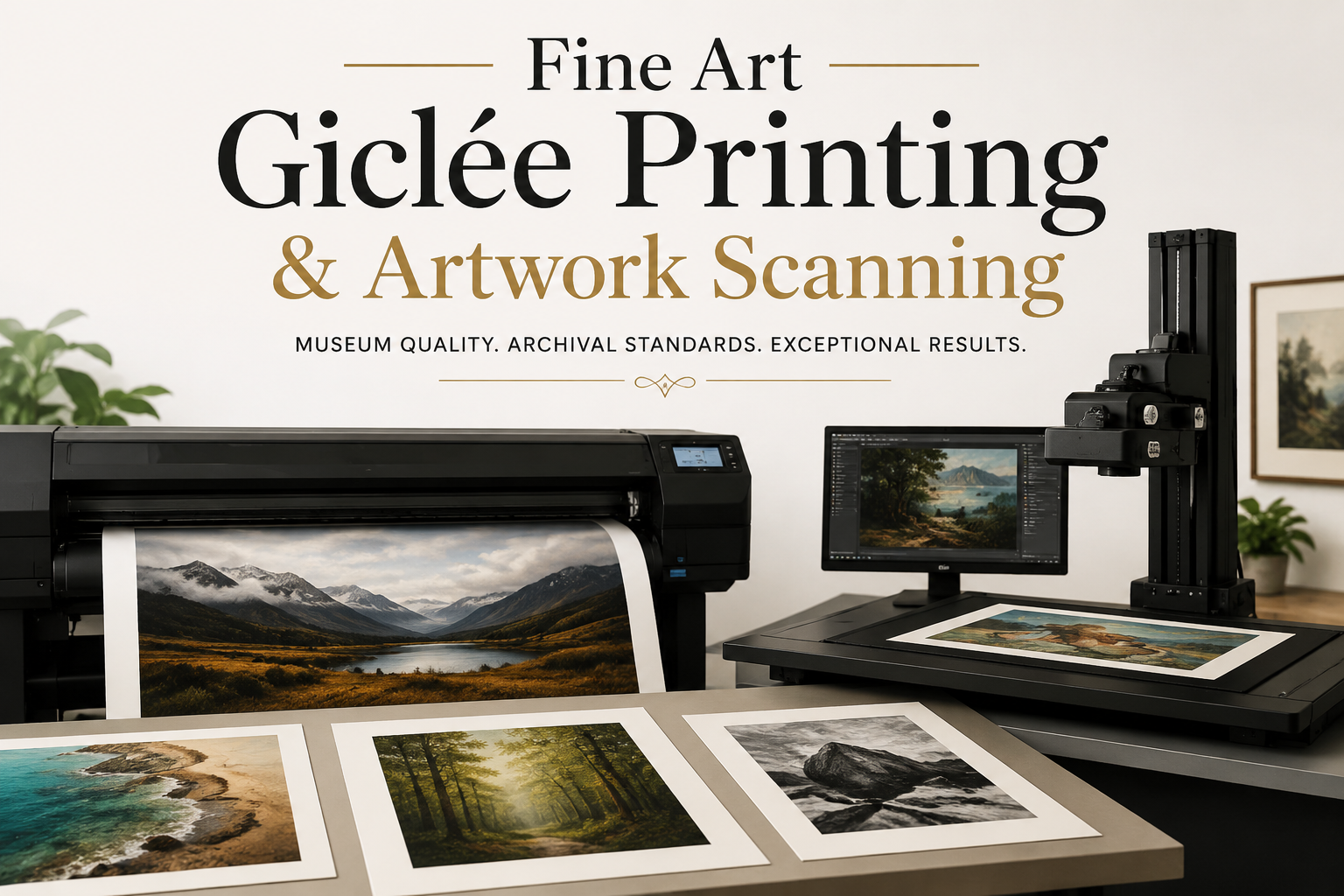 Fine Art Giclée Printing & Artwork Scanning