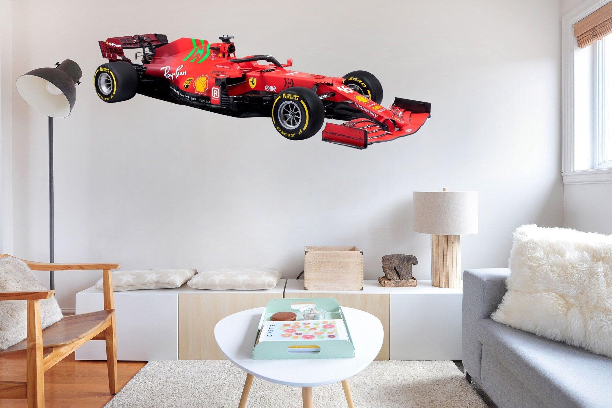 Ferrari #16 Wall Decal Sticker, Charles Leclerc Formula 1, F1
