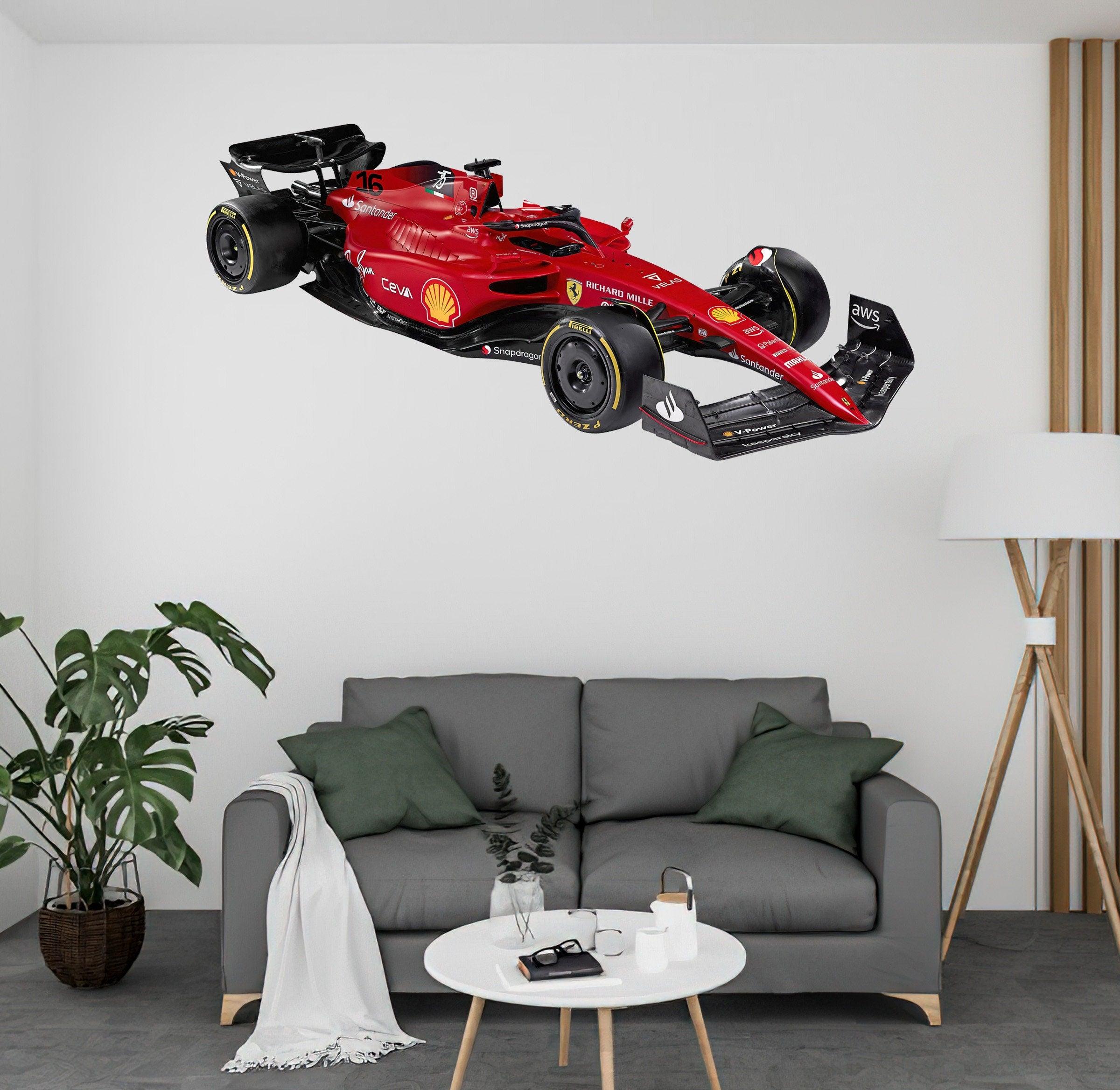 Formula 1, 2022 Ferrari #16 Charles Leclerc, Wall Decal Sticker 014