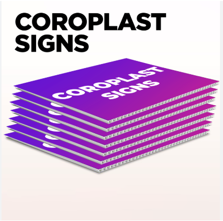 8mm Coroplast Sign Custom Full Color CMYK