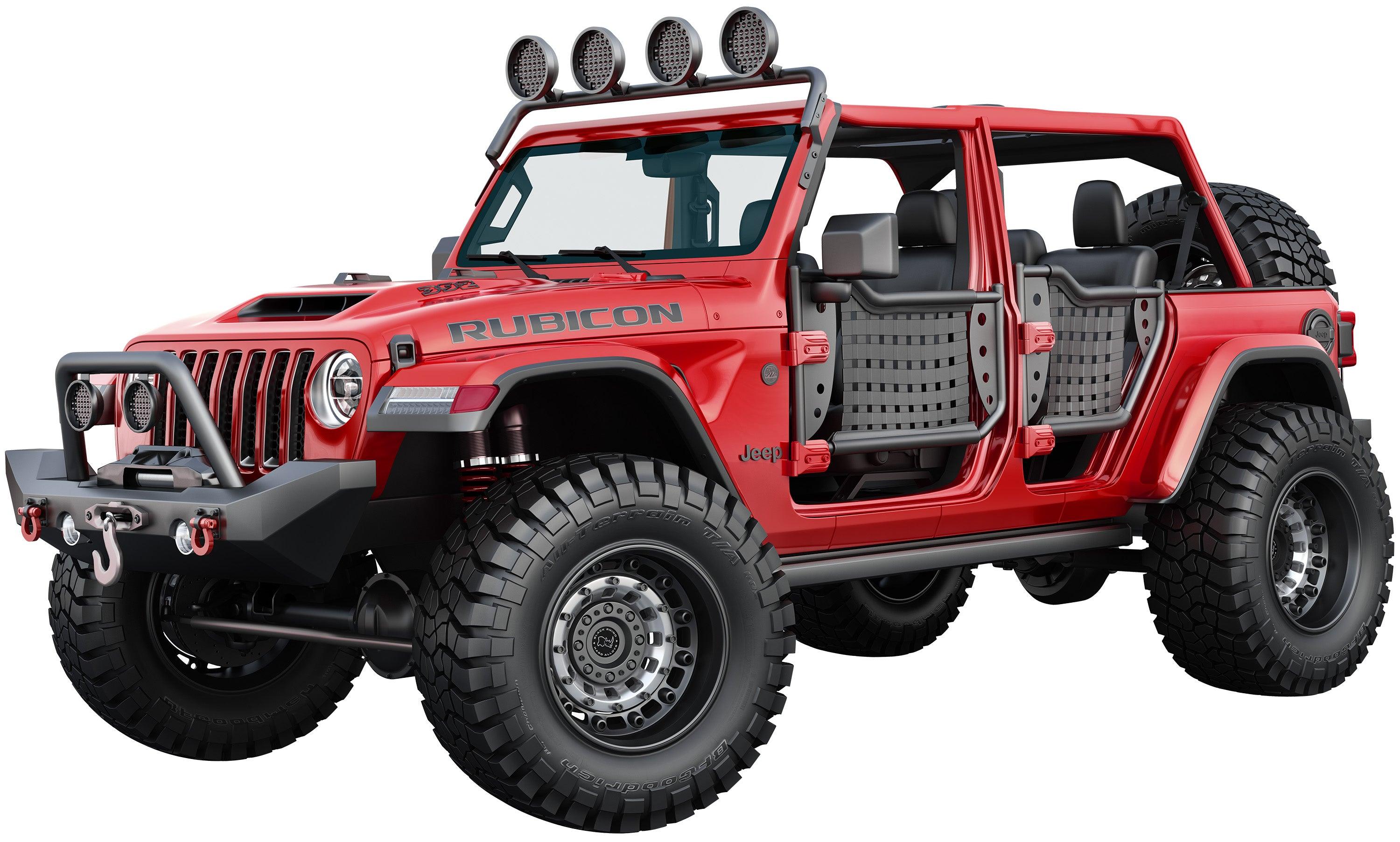 4x4 Jeep Rubicon 391 Multi Colour Removable Peel-N-Stick Wall Decal Sticker 038
