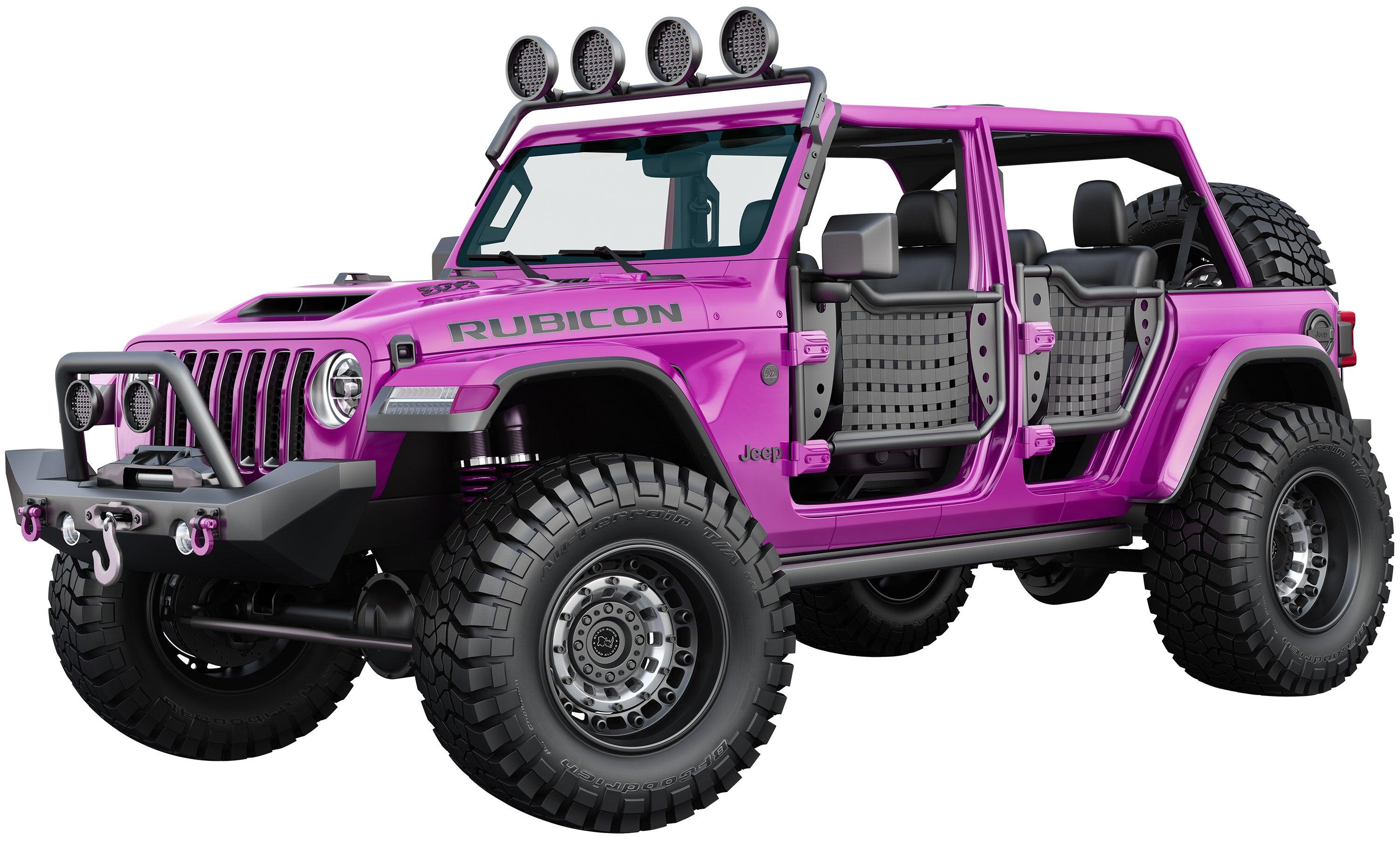 4x4 Jeep Rubicon 391 Multi Colour Removable Peel-N-Stick Wall Decal Sticker 038