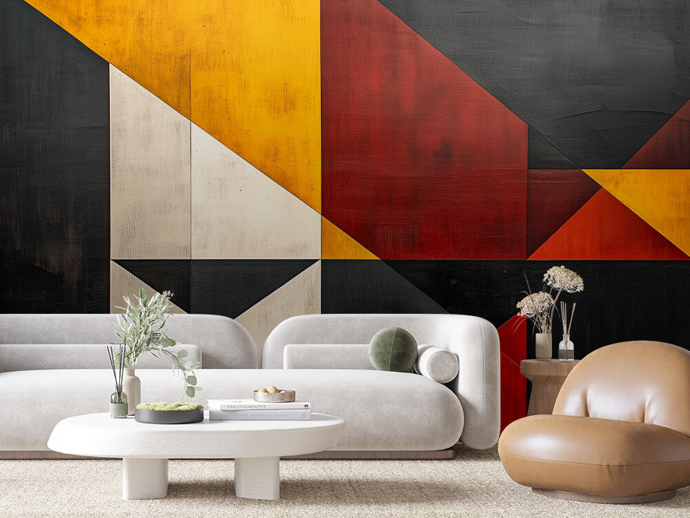 ARTISTIC 0006 – Jewel Tone Patchwork Wall Mural