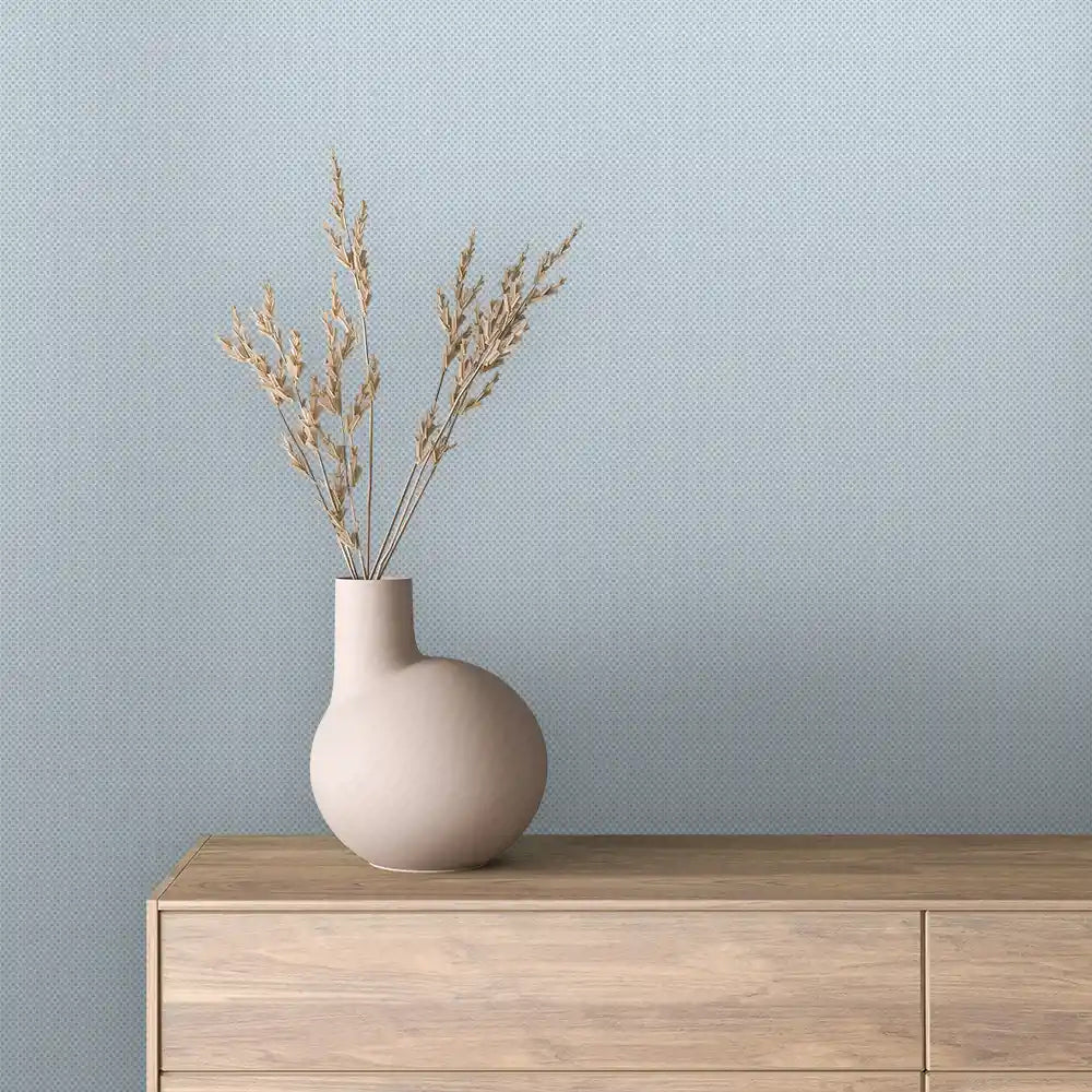 Powder Blue Pin Dot Peel & Stick Wallpaper – Baby 0019