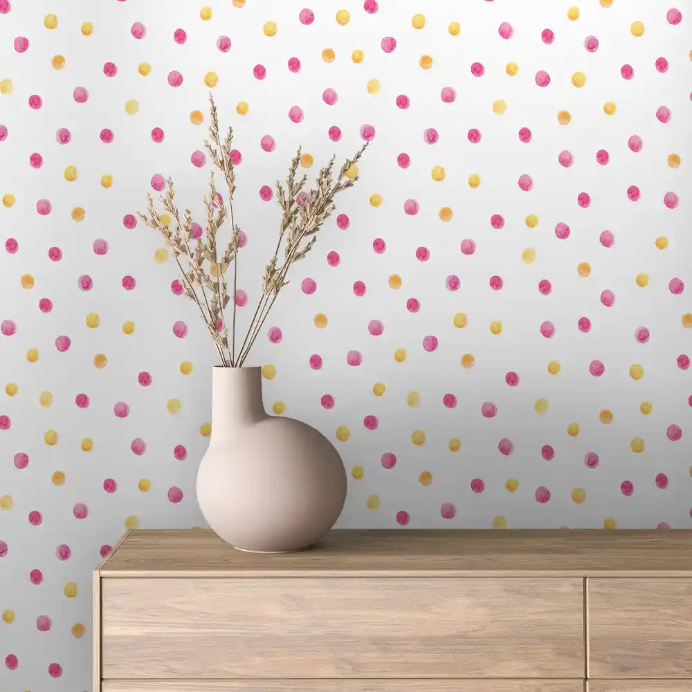 Confetti Dot Scatter Peel & Stick Wallpaper – Baby 0070