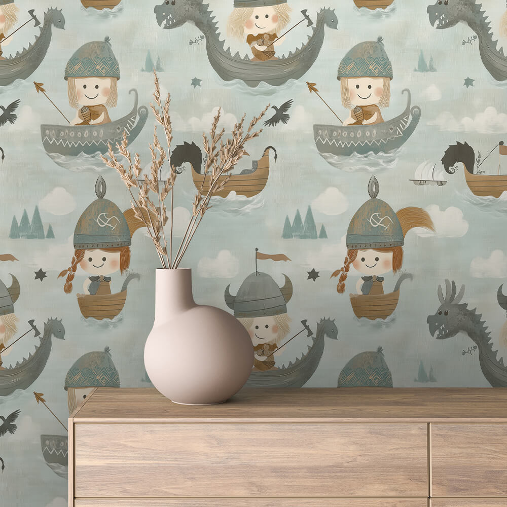 Viking Voyage Wallpaper Baby 0038