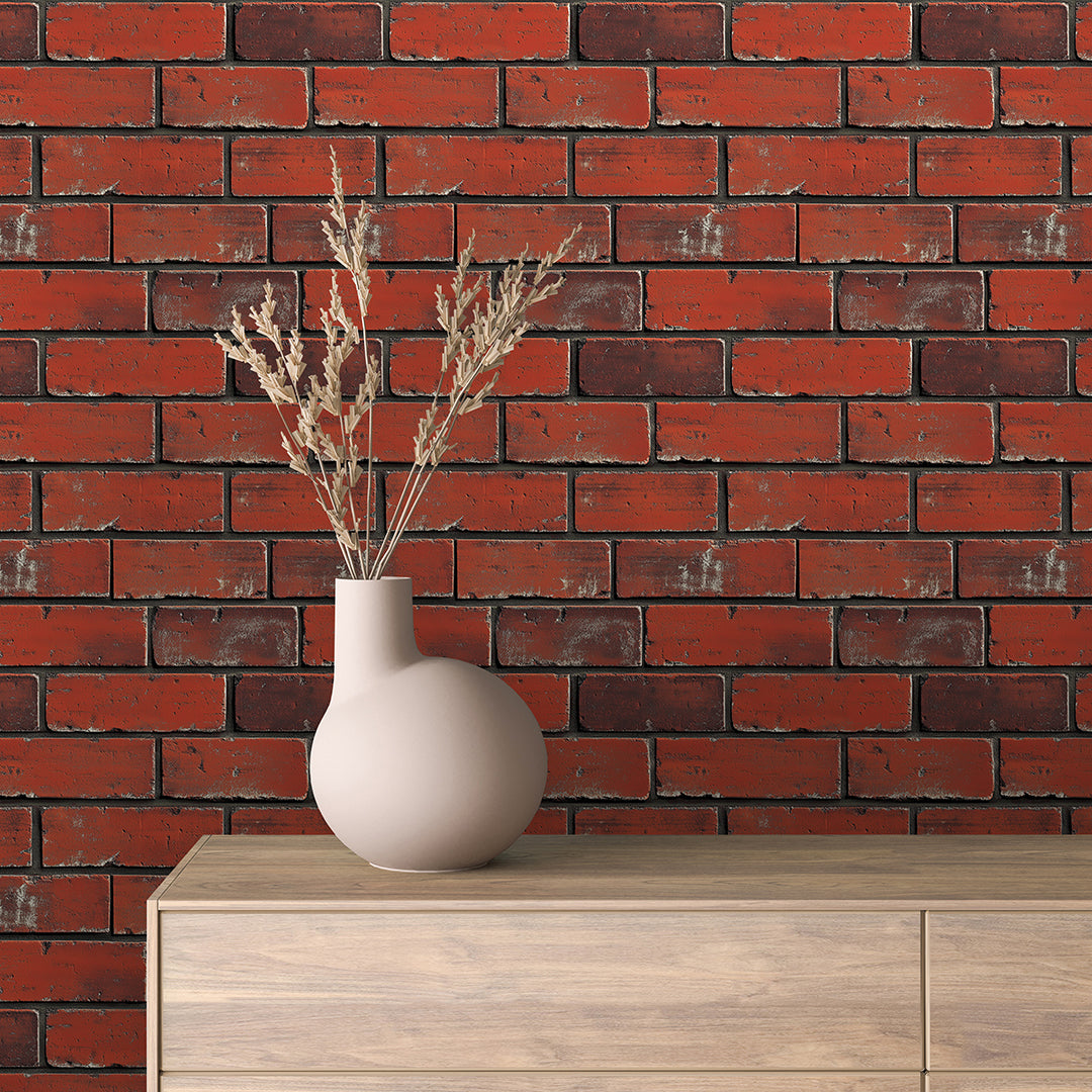 Vibrant Red Classic Brick 0001