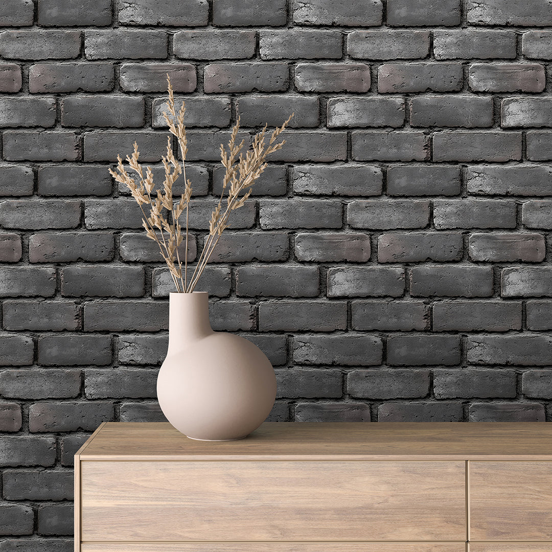 Charcoal Grey Brick 0026