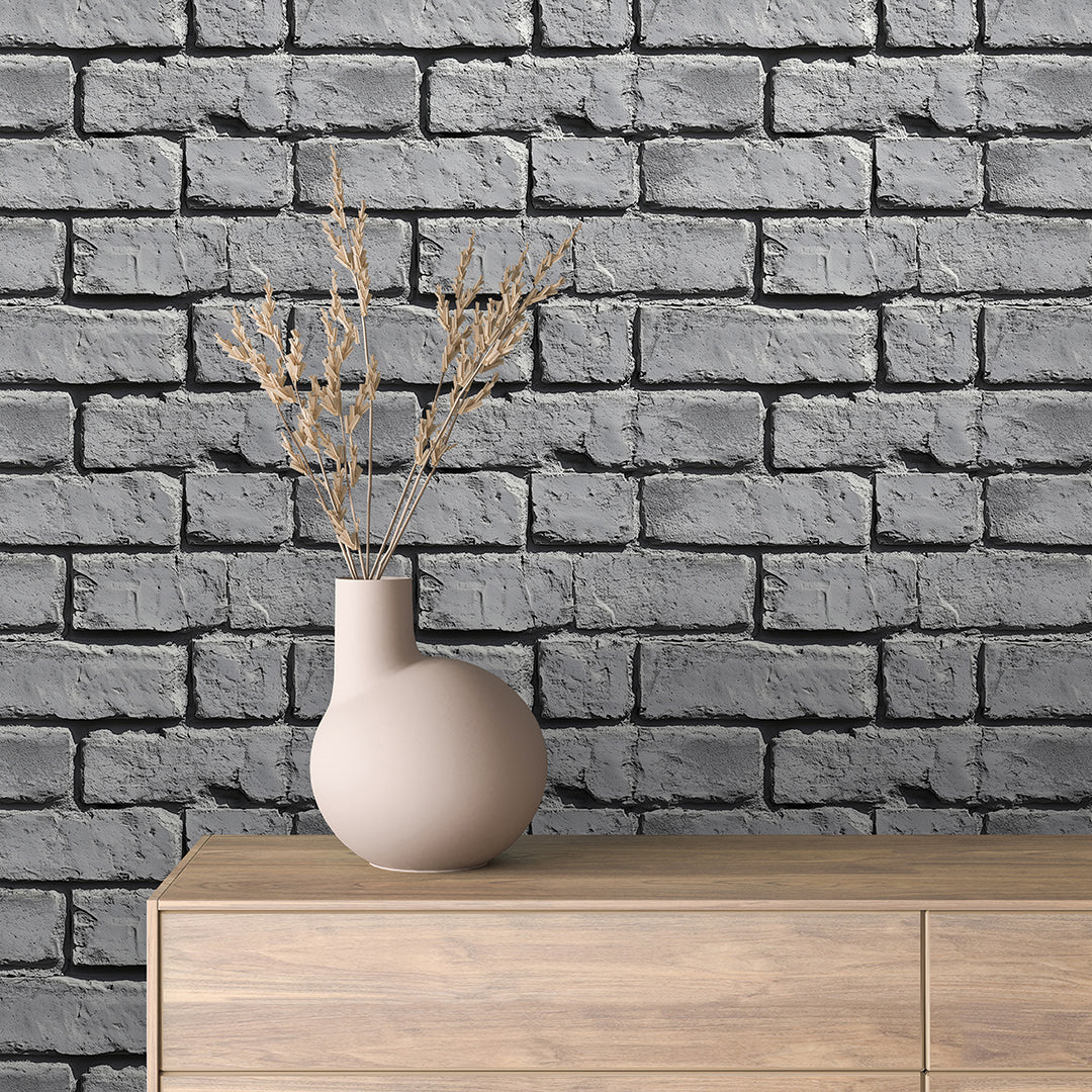 Grey Painted Brick 0027
