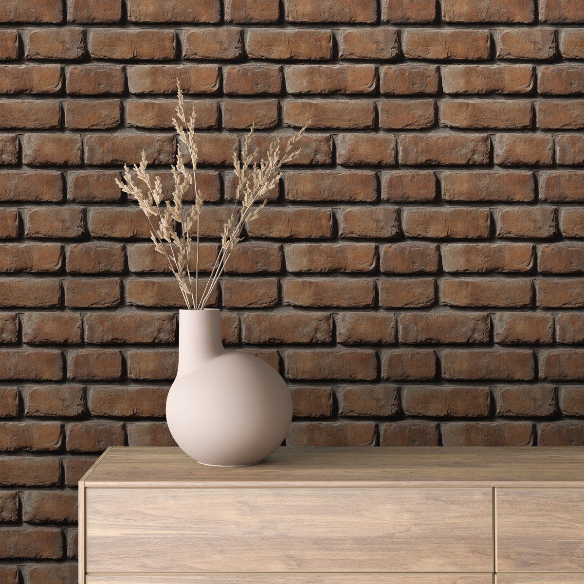 Rustic Brown Brick 0035