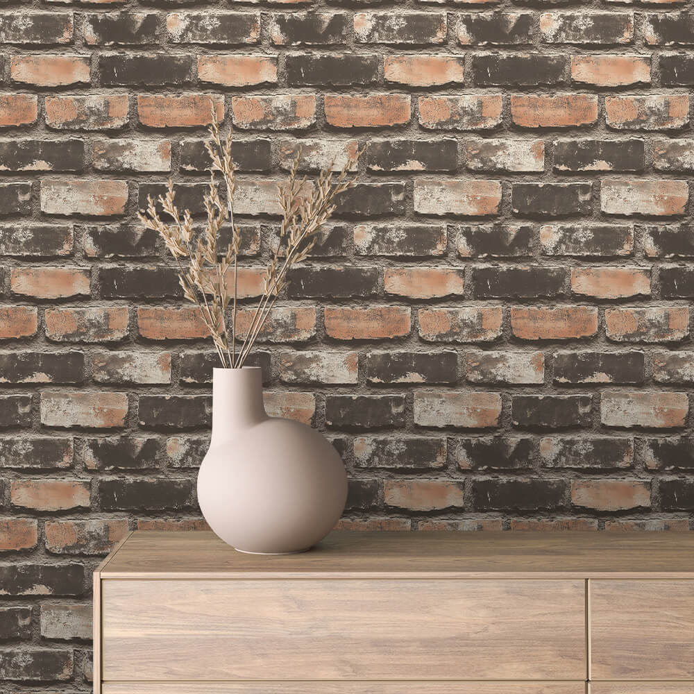 Weathered Charcoal Brick 0049