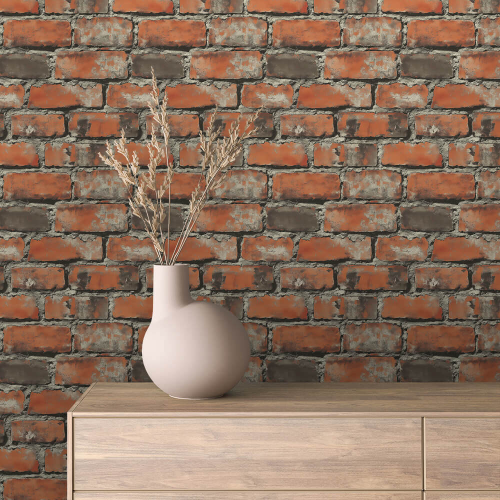 Rust Charcoal Brick 0052