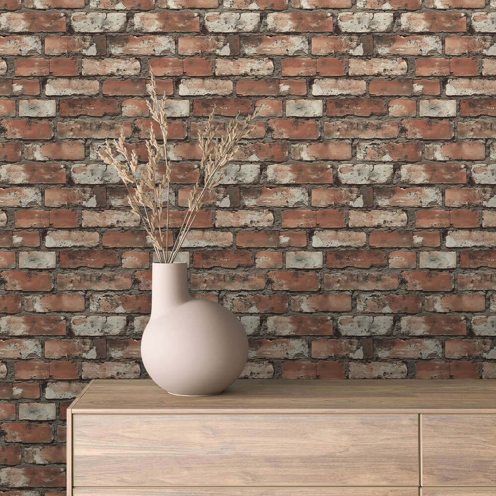 Faded Terracotta Brick 0053