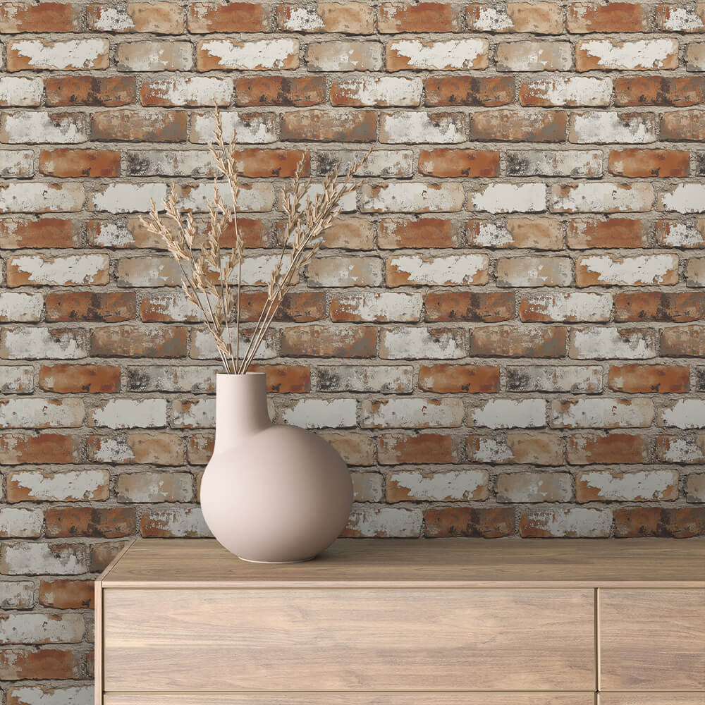 Whitewashed Amber Brick 0061