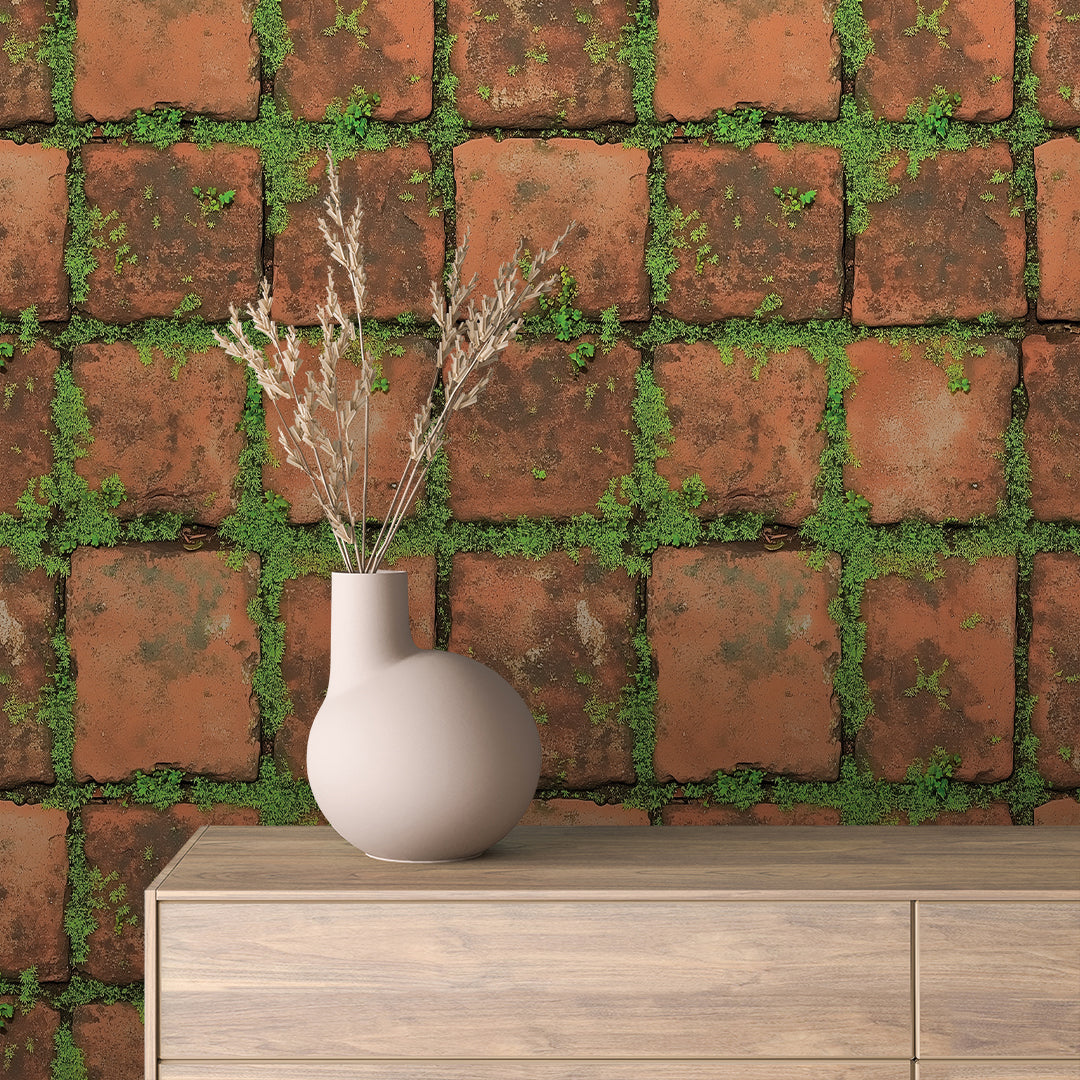 Mossy Terracotta Paver Brick 0073