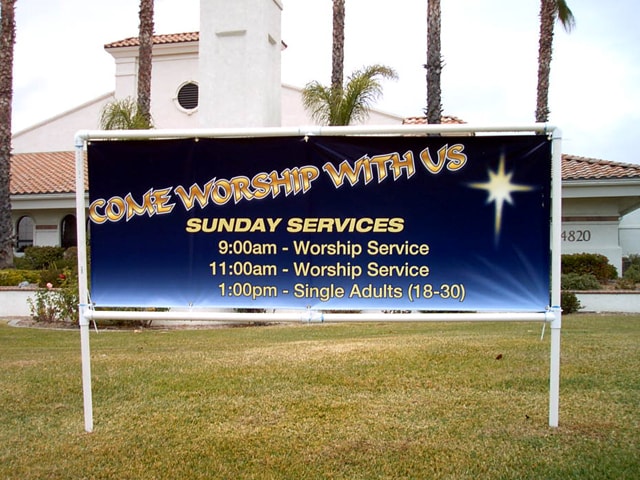 13oz Glossy Vinyl Banner Full Color CMYK
