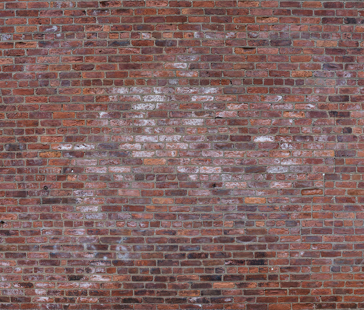 Reclaimed Red Brick Wall Mural (Brick Wall 3)