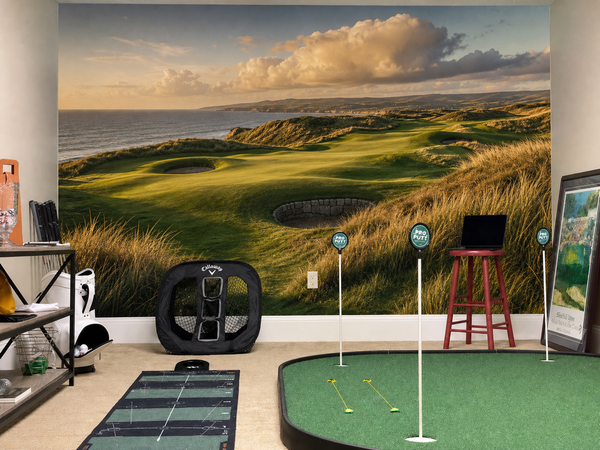 Custom Wall Murals in your home: Golf Room