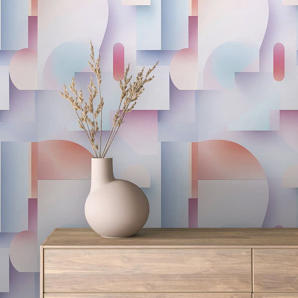 Dusk Gradient Arch Collage Peel & Stick Wallpaper – Geometric 0032