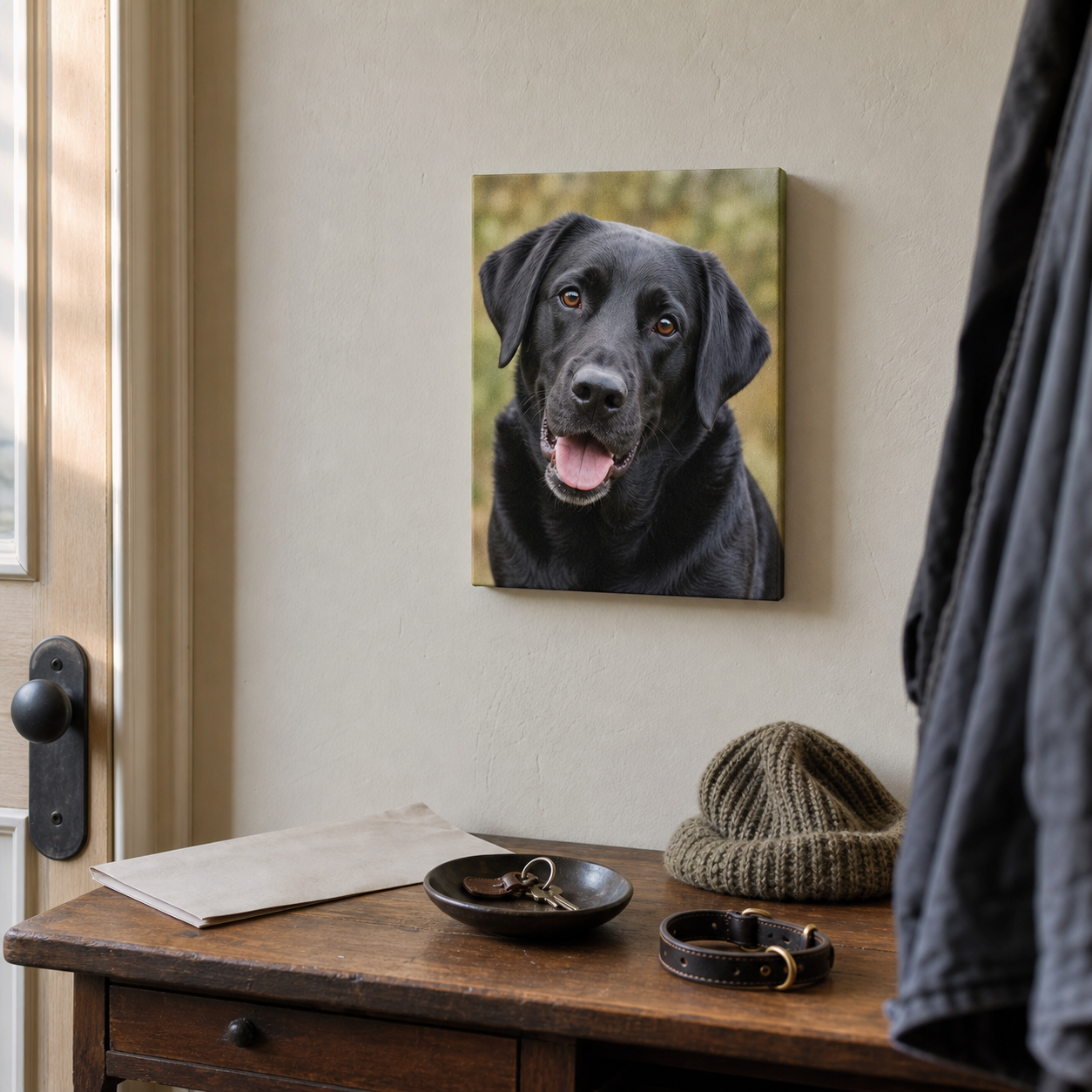 Custom 12" × 10" Pet Portrait Canvas—Turn Your Favourite Photo Into Art.