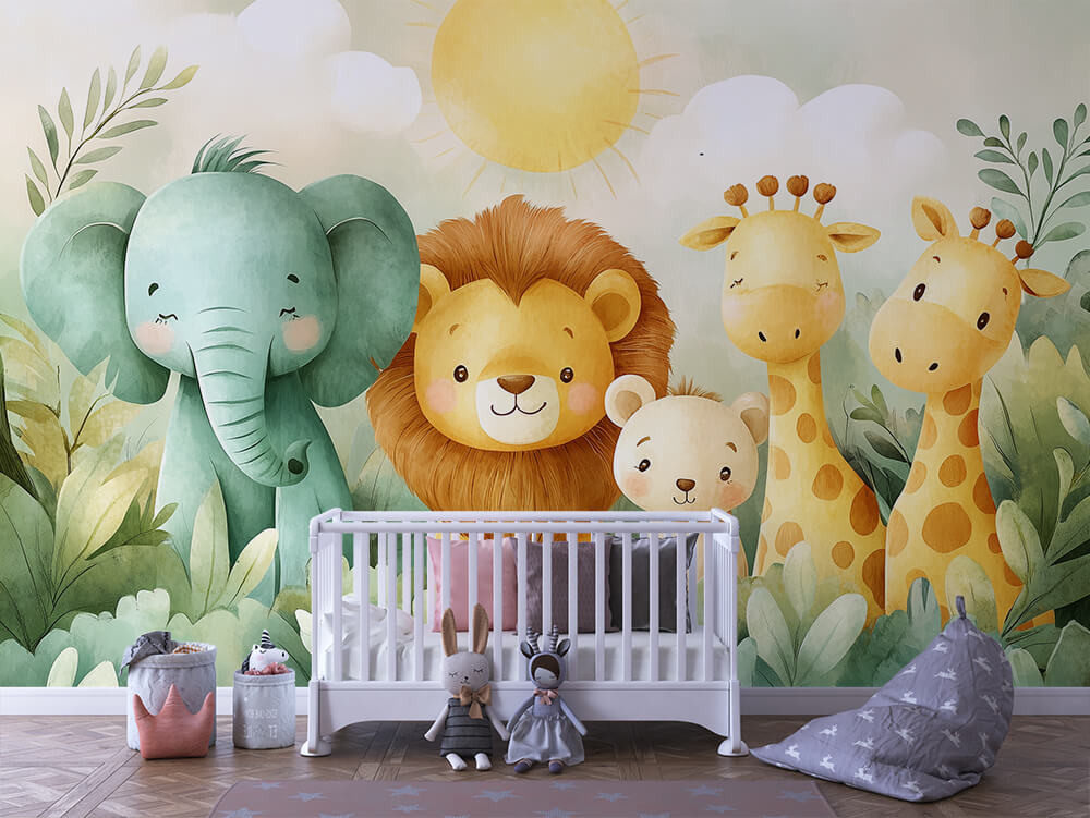 INFANTILE 0023 – Sunshine Jungle Gang Wall Mural