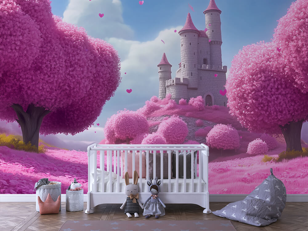 INFANTILE 0066 – Blossom Hill Castle Wall Mural