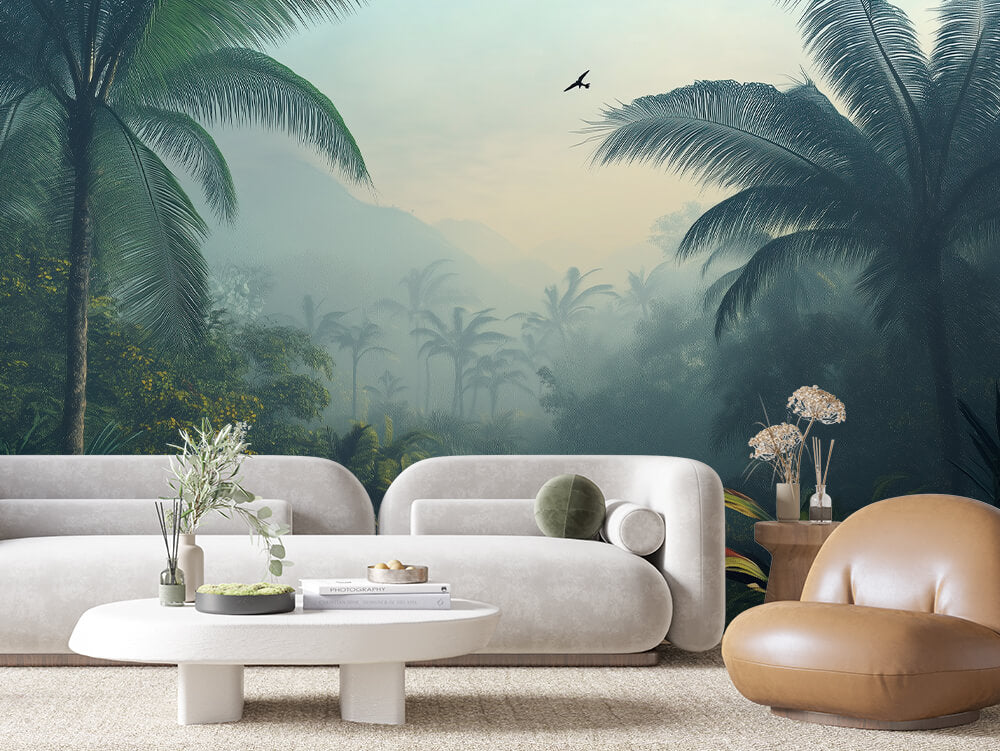 LANDSCAPE 0008 – Tropical Valley Mist Wall Mural