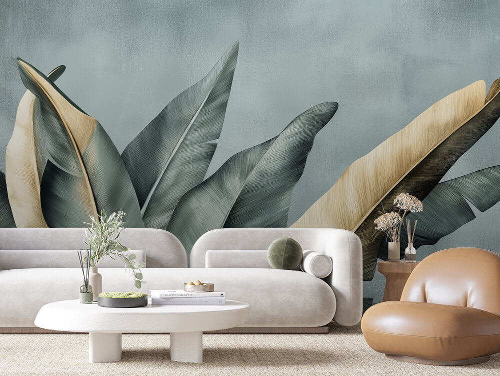 LEAVE 0029 – Dramatic Bird of Paradise Wall Mural