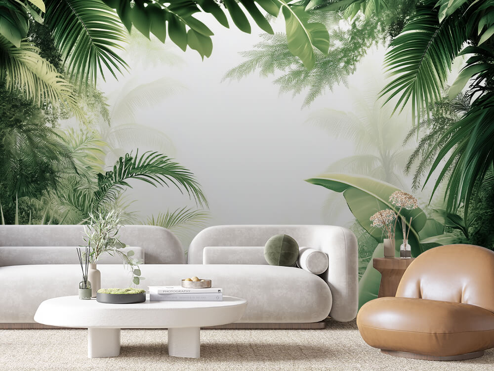 LEAVE 0031 – Emerald Jungle Canopy Wall Mural