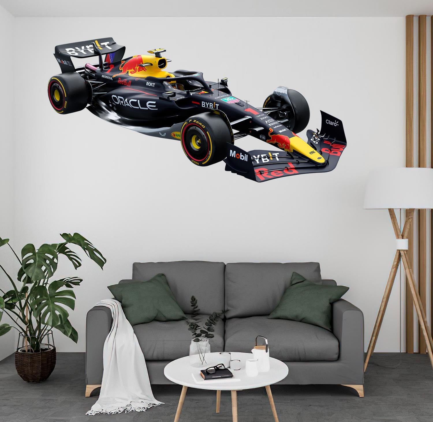 RB19 2023 Max Verstappen Wall Decal — Removable Peel-N-Stick