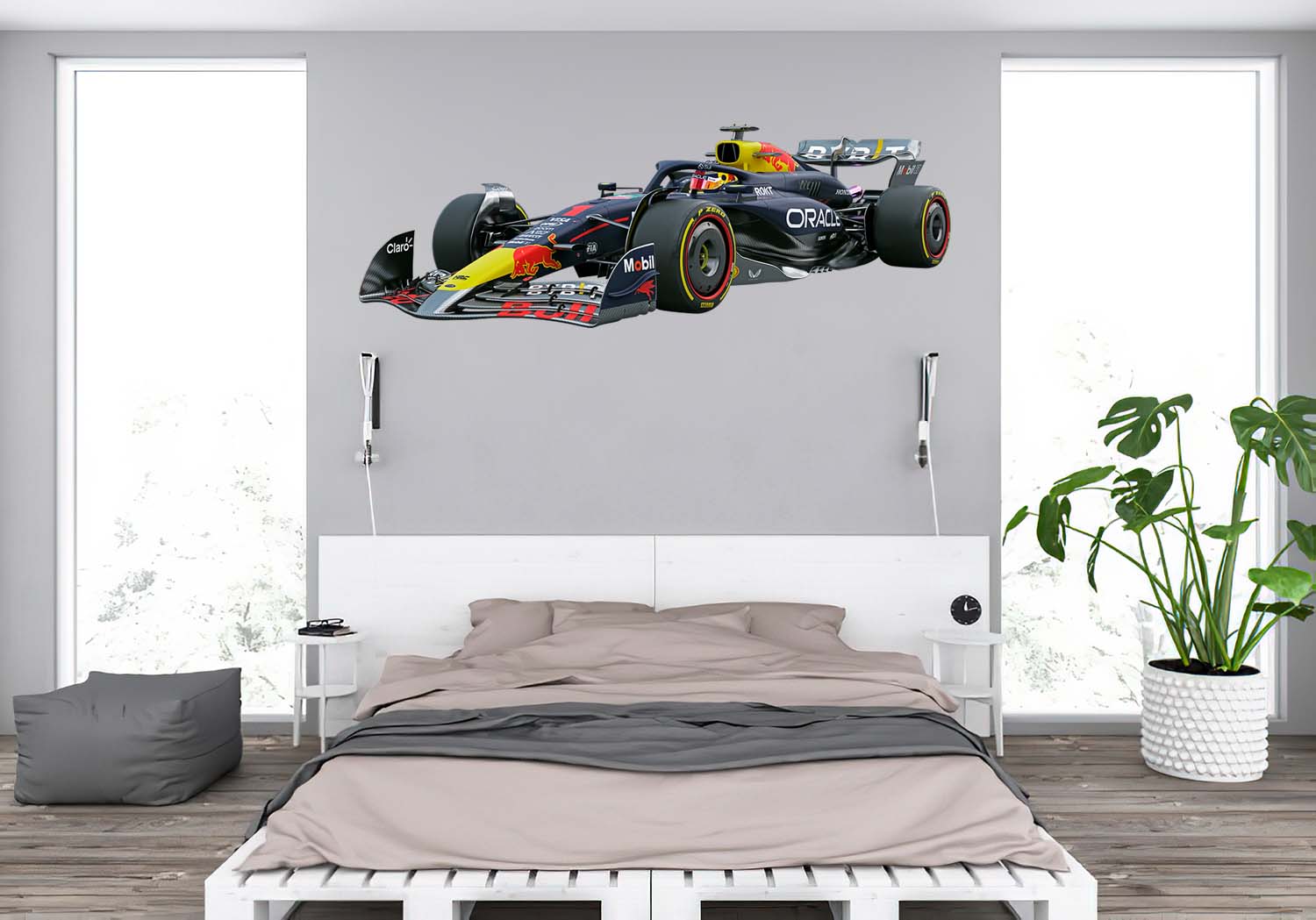 RB20 2024 Max Verstappen Wall Decal — Removable Peel-N-Stick