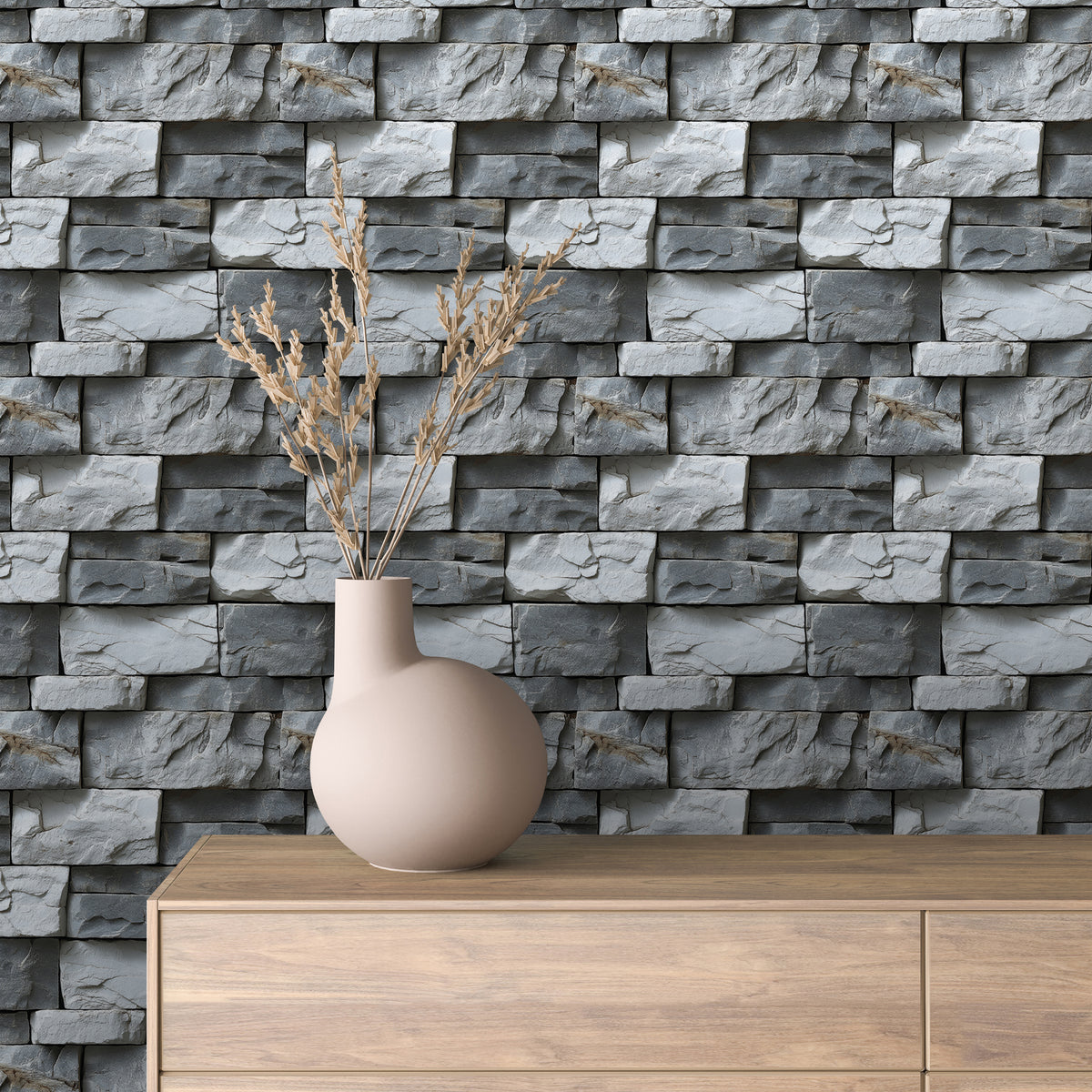 Blue Gray Alpine Stone Wallpaper Stone 0049
