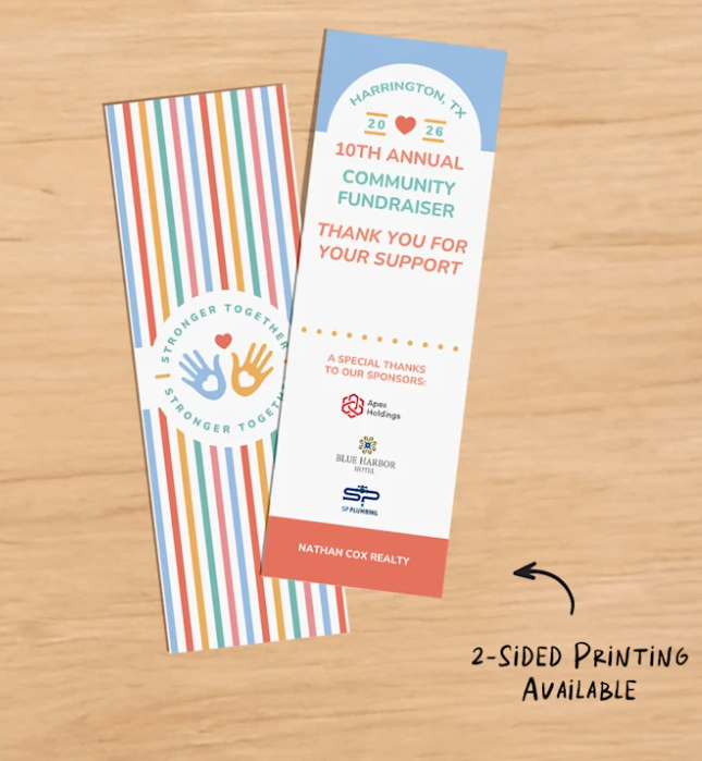 Bookmarks 18pt Matte Lam + SPOT UV