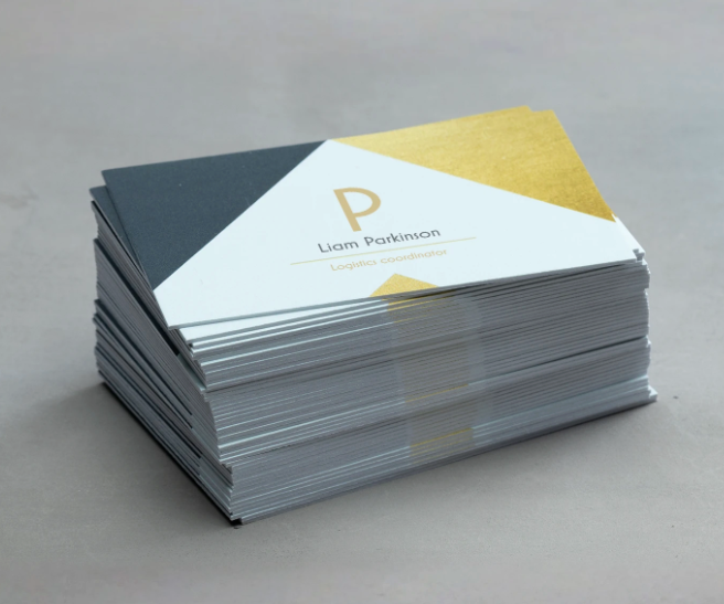 Business cards, 14pt Gloss, 95 Bright CS2
