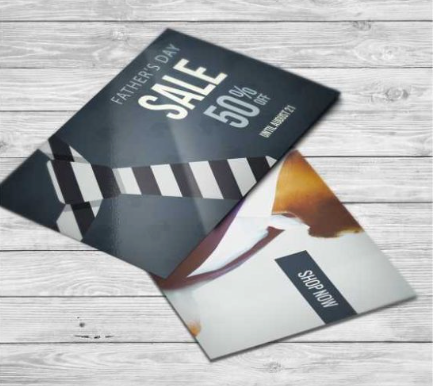 14pt High Gloss UV Coated Custom Postcards